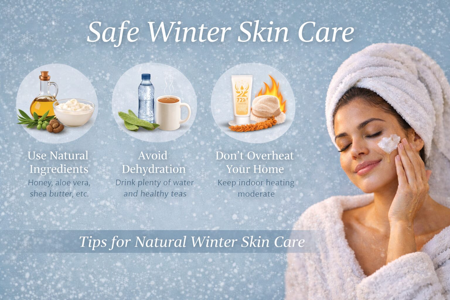 Safe winter skin care – Tips for safe and natural winter skin care